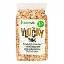 Vločky žitné 250 g BIO COUNTRY LIFE 